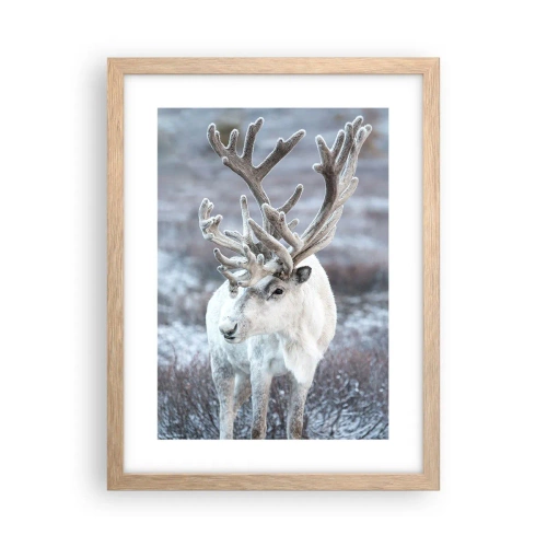 Affisch i ram av ljusek - Porträtt i solsken - 30x40 cm