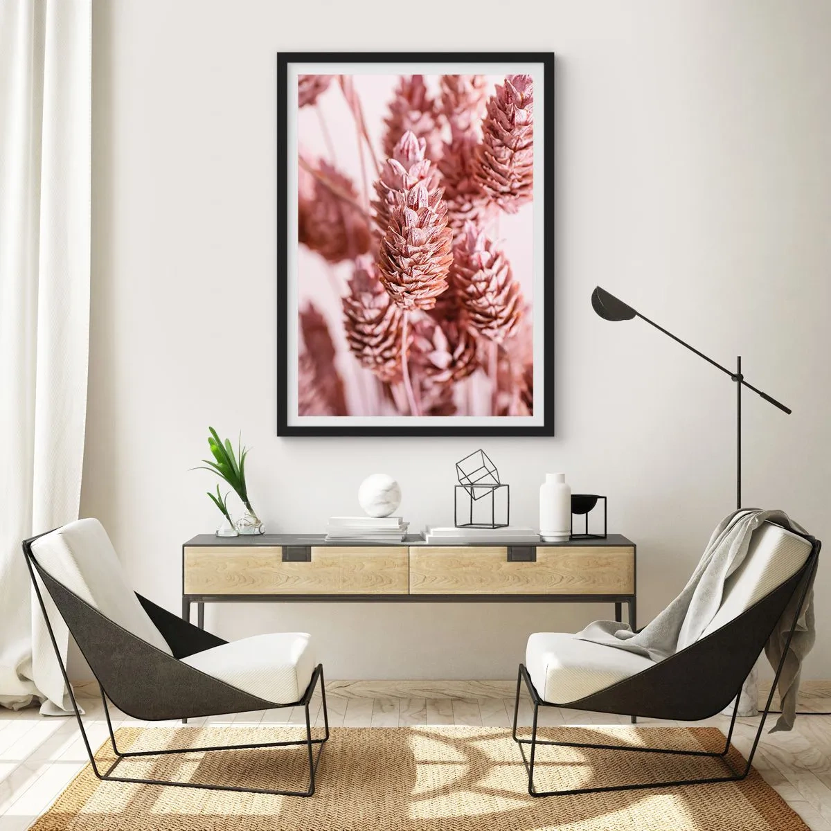 Affisch i svart ram - Skenet bedrar - 70x100 cm