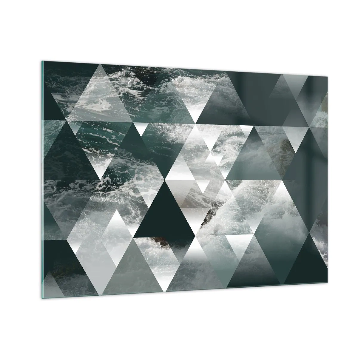 Glastavla - Bild på glas - Kristallperspektiv - 100x70 cm