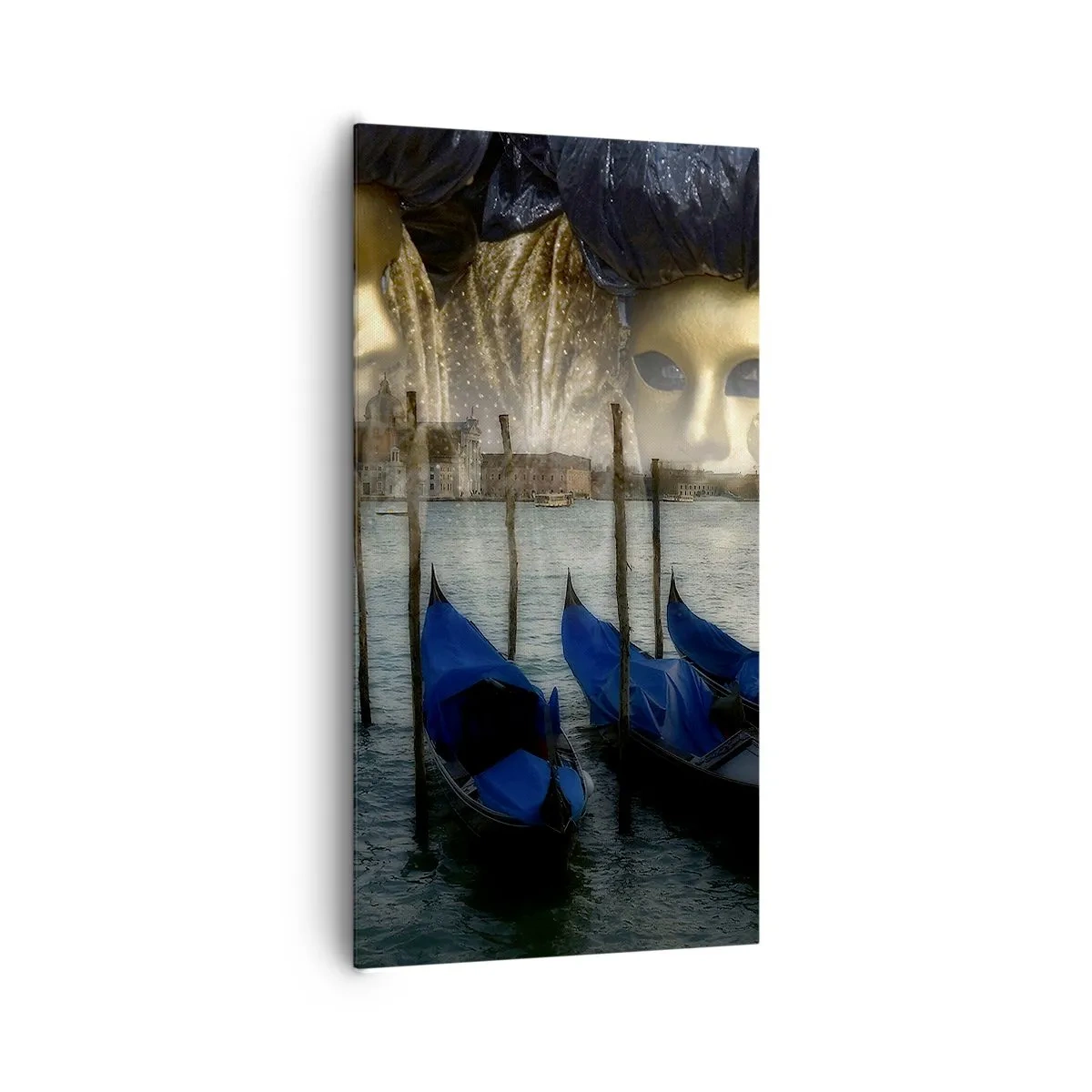 Canvastavla - Bild på duk - På tiden att starta karnevalen - 65x120 cm