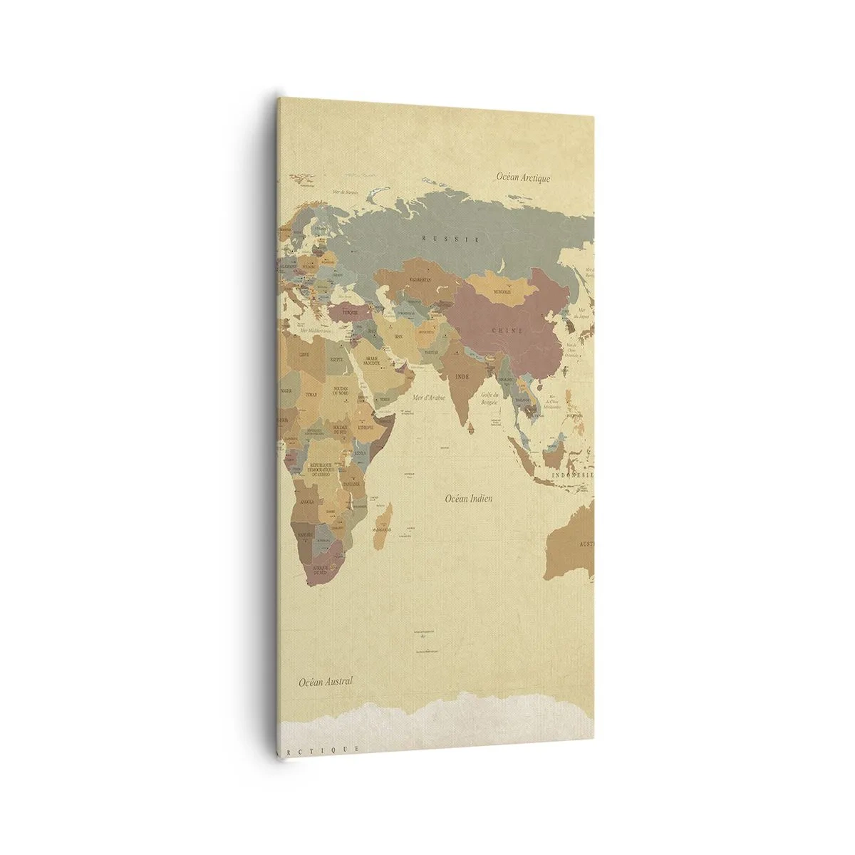 Canvastavla - Bild på duk - För dig - hela världen - 65x120 cm