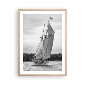 Affisch i ram av ljusek - Vindens bröder - 50x70 cm