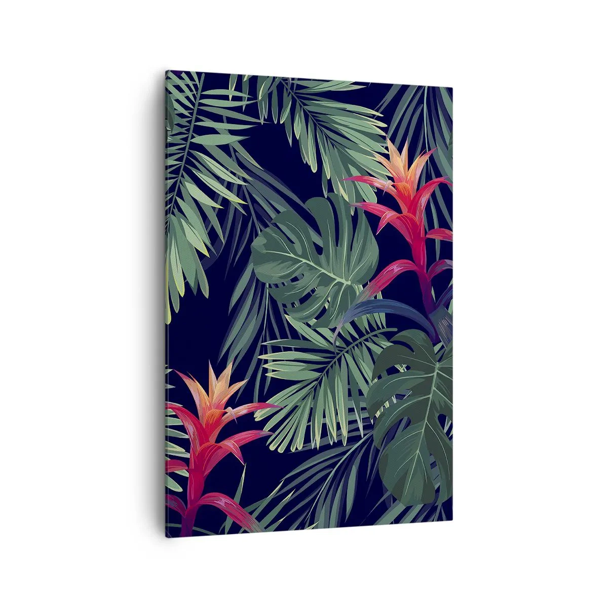 Canvastavla - Bild på duk - Brinna i grönskan - 70x100 cm