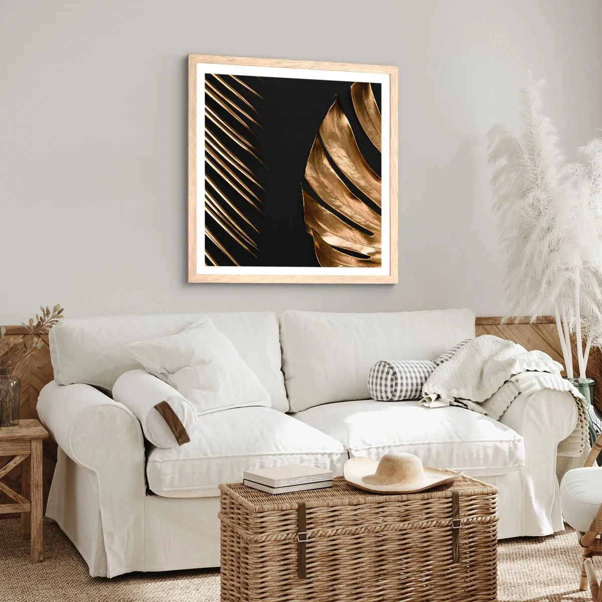 Affisch i ram av ljusek - Olika men lika dyra - 30x30 cm