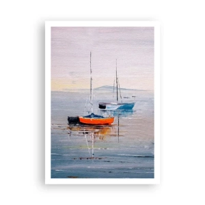 Affisch - En välförtjänt vila - 70x100 cm