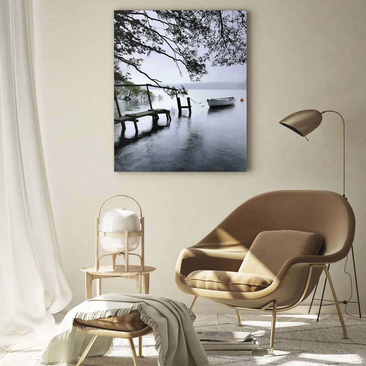 Glastavla - Bild på glas - Så kopplar du av - 50x70 cm