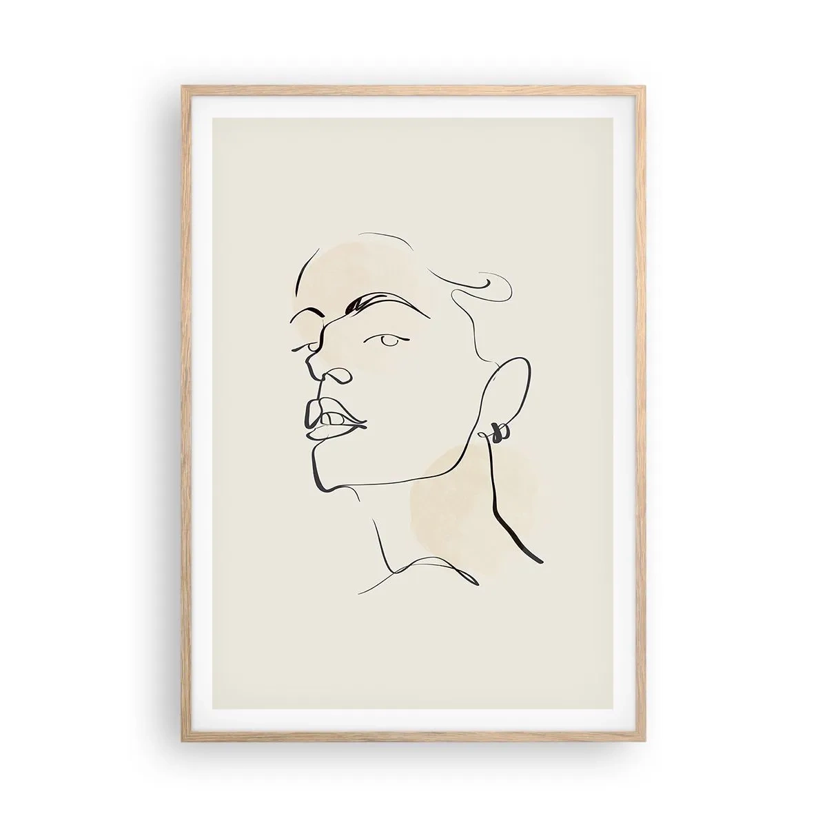 Affisch i ram av ljusek - Stolt blick - 70x100 cm