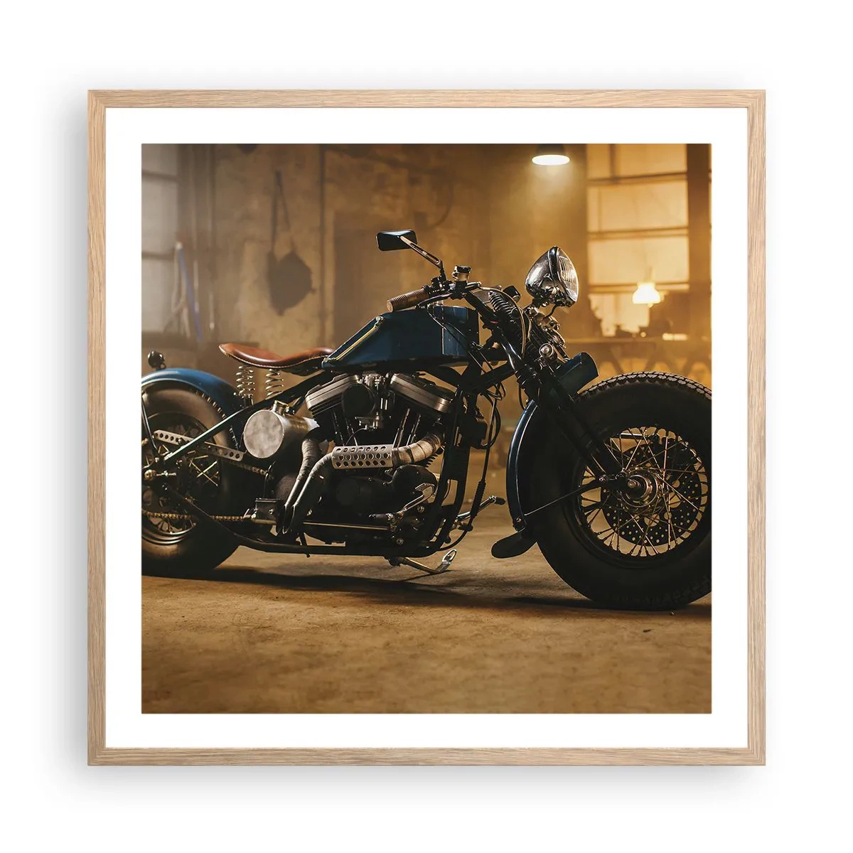 Affisch i ram av ljusek - Jag kan allt - 60x60 cm