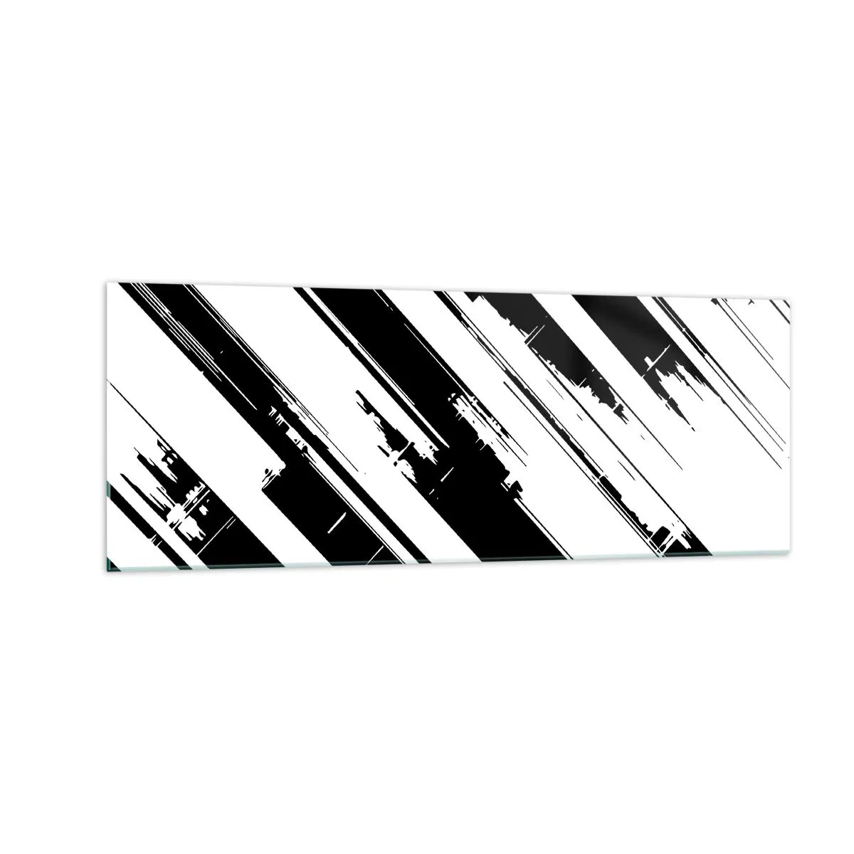 Glastavla - Bild på glas - Intensiv och dynamisk komposition - 140x50 cm