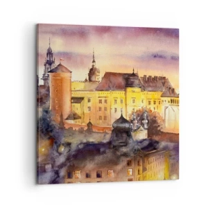 Canvastavla - Bild på duk - En historia och en berättelse - 60x60 cm
