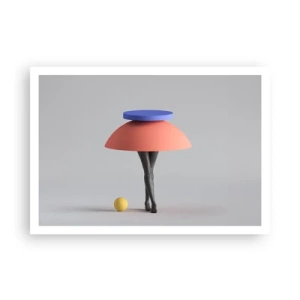 Affisch - Surrealistisk komposition - 100x70 cm