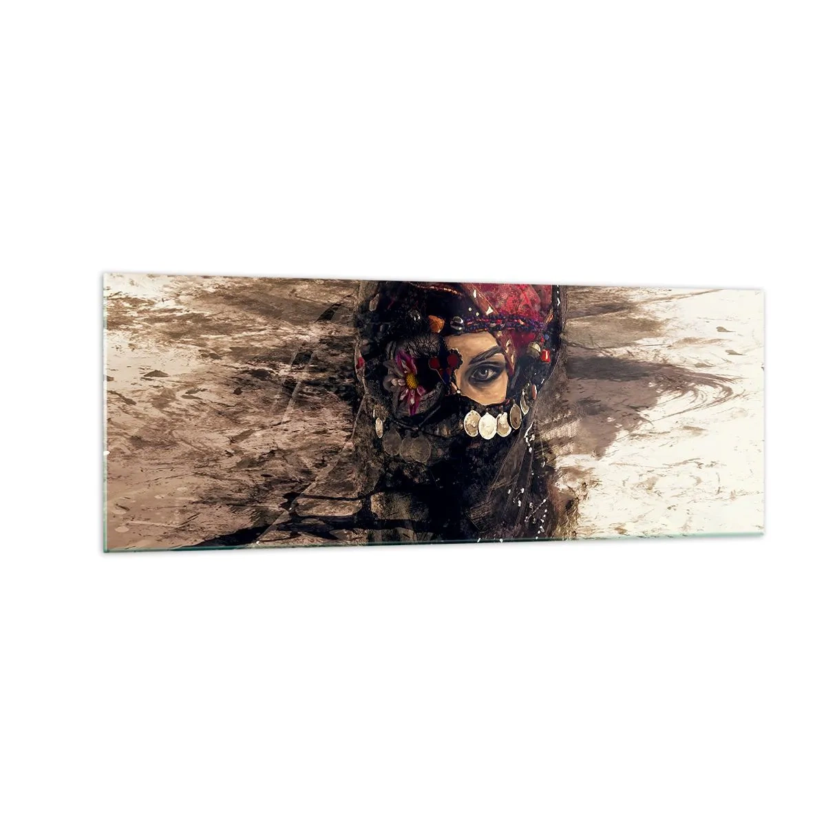 Glastavla - Bild på glas - Minst intrigerande - 140x50 cm