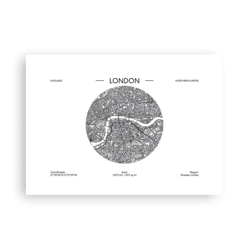 Affisch - Londons anatomi - 70x50 cm