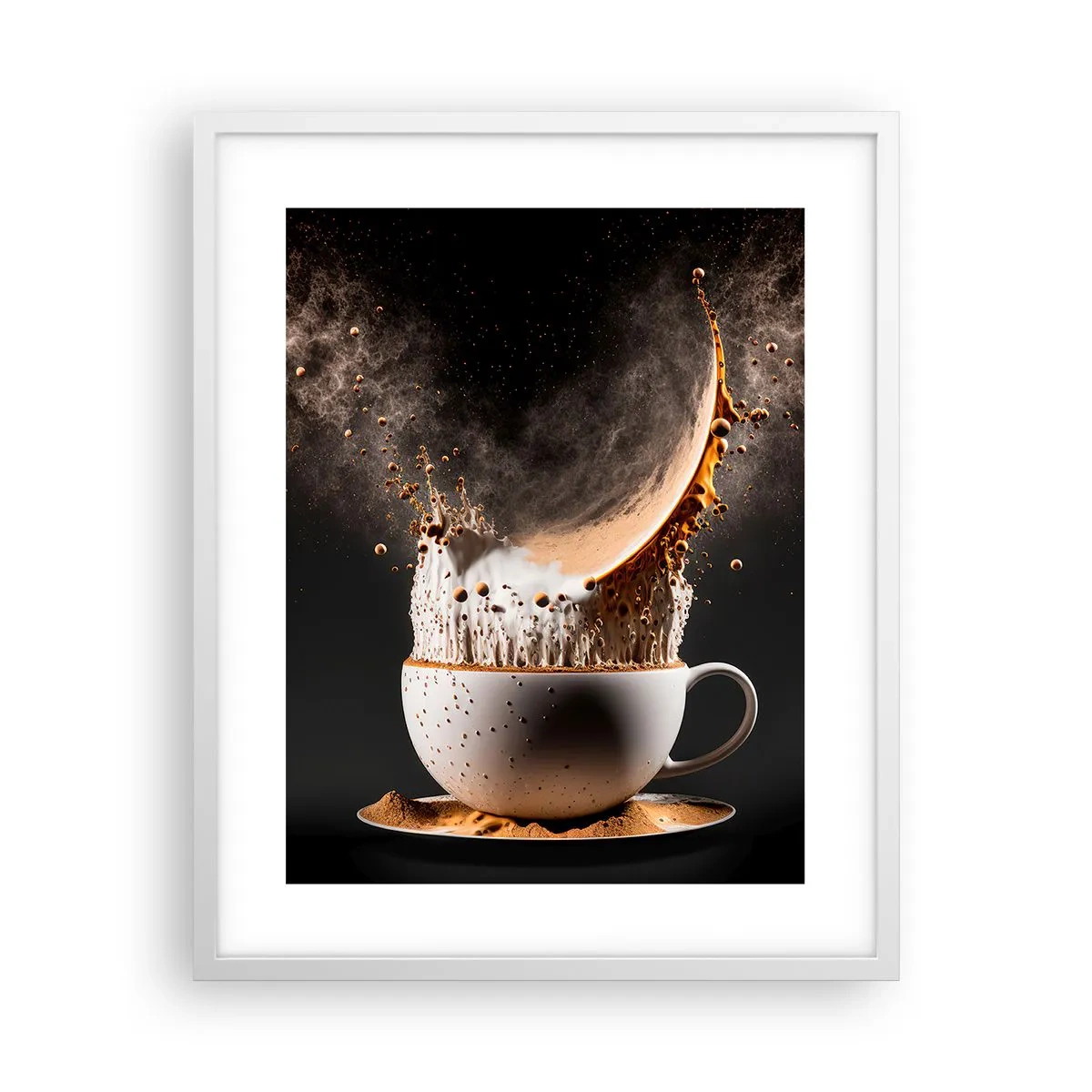 Affisch i vit ram - Smakexplosion - 40x50 cm