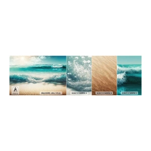 Fototapet Prov Standard Eco - Lugnet i havet - Strand, Hav, Kant - 100x30 cm