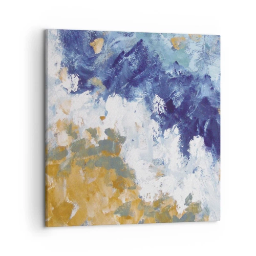 Canvastavla - Bild på duk - Elementens dans - 50x50 cm