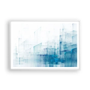 Affisch i vit ram - Hur utrymmet blev till - 100x70 cm