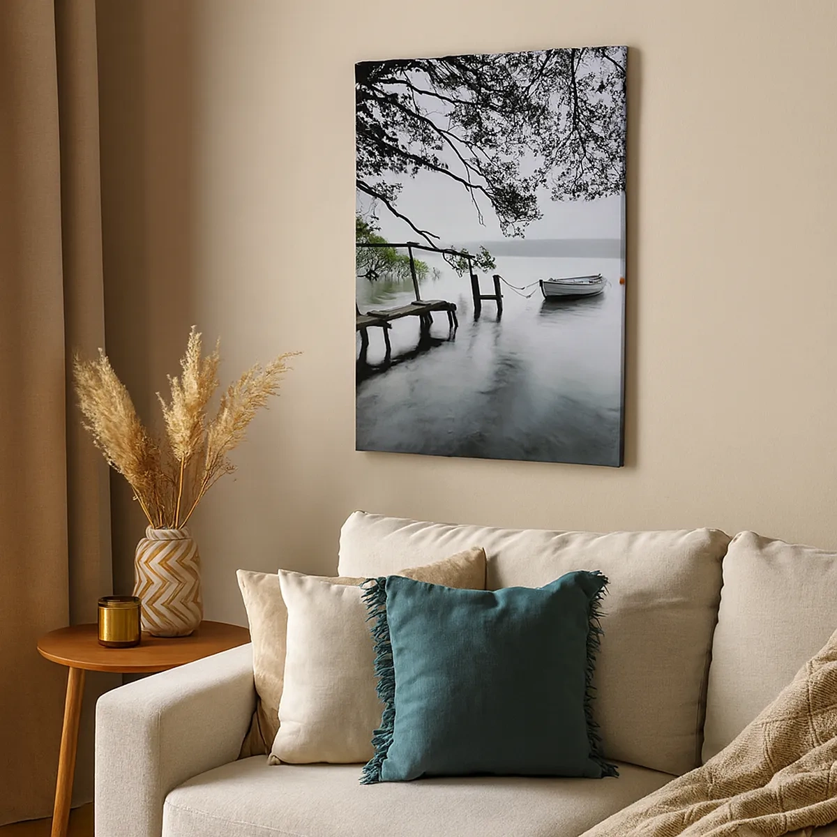 Canvastavla - Bild på duk - Så kopplar du av - 50x70 cm