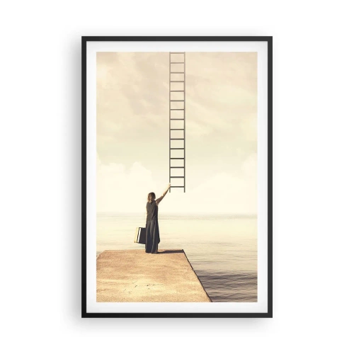Affisch i svart ram - Magisk resa - 61x91 cm