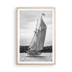 Affisch i ram av ljusek - Vindens bröder - 61x91 cm