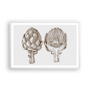 Affisch i vit ram - Anatomilektion - 91x61 cm