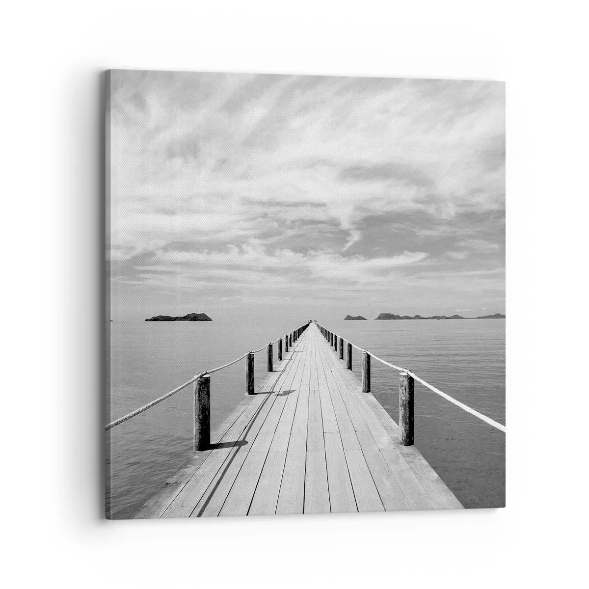 Canvastavla - Bild på duk - Kanske en resa... - 70x70 cm