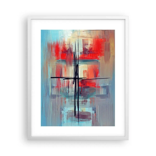 Affisch i vit ram - Landskap i en okänd dimension - 40x50 cm