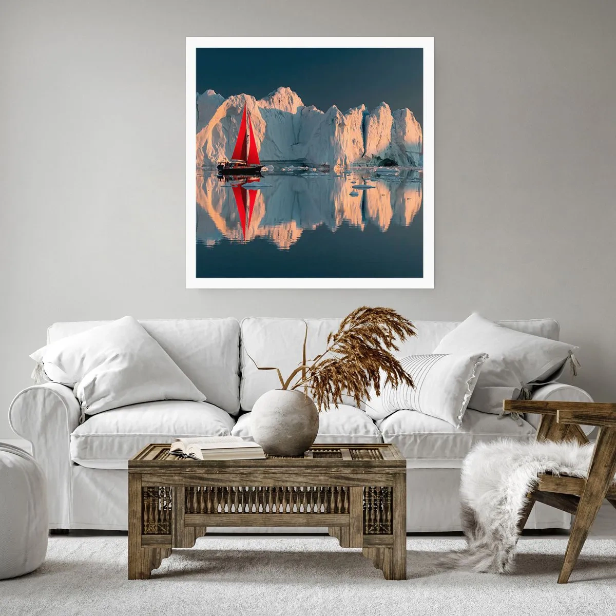 Affisch - I världens ände - 50x50 cm