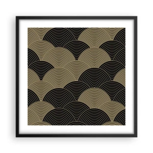 Affisch i svart ram - Enighet i mångfald - 50x50 cm