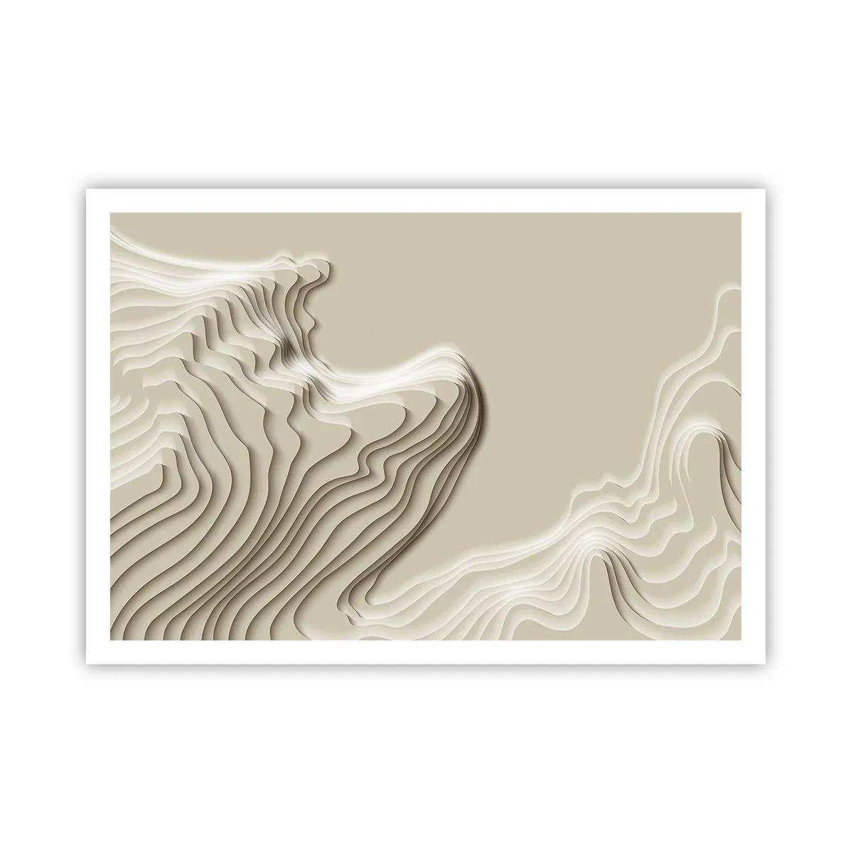 Affisch - Konstens topografi - 100x70 cm