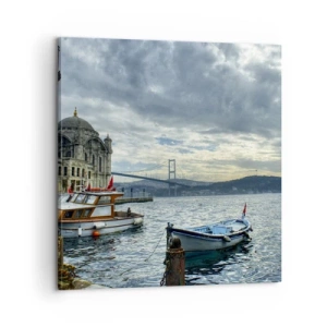 Canvastavla - Bild på duk - På gränsen mellan världarna - 60x60 cm