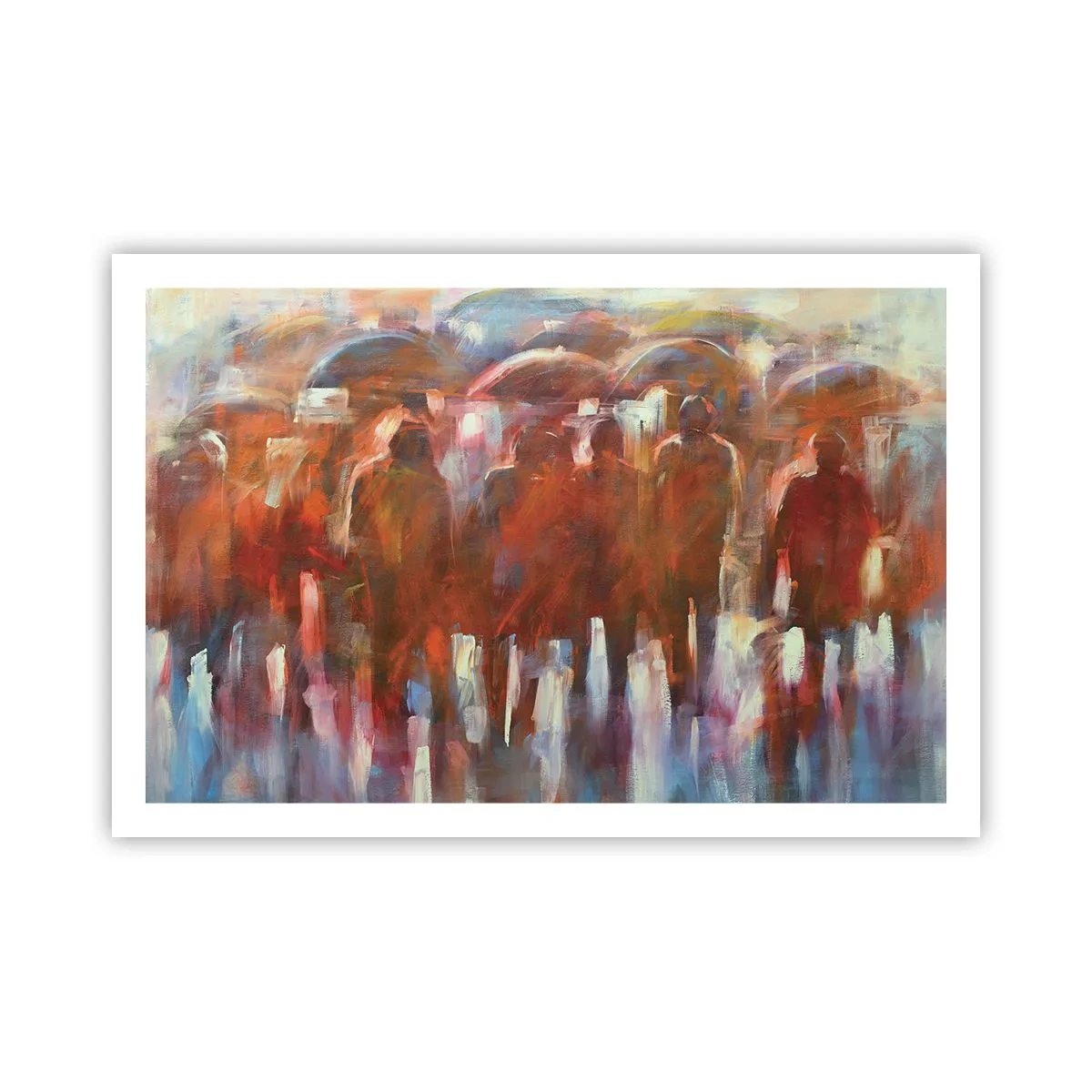 Affisch - Jämna i regn och dimma - 91x61 cm