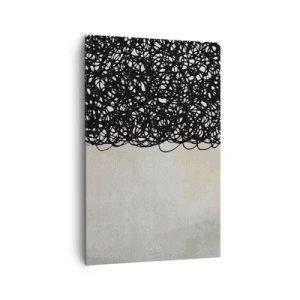 Canvastavla - Bild på duk - En virvlad abstraktion - 80x120 cm