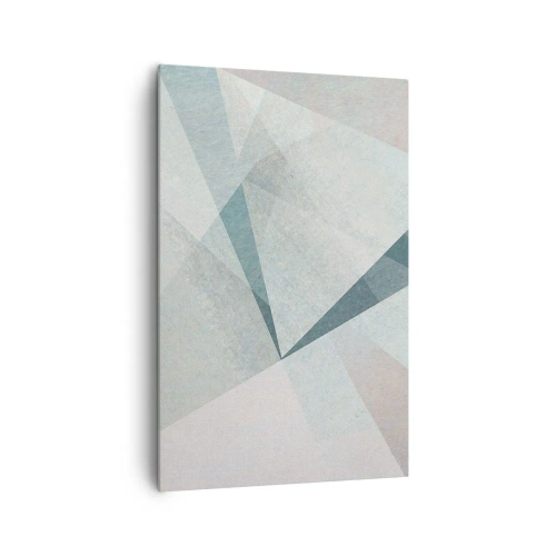 Canvastavla - Bild på duk - Lugnt trots dynamiskt - 80x120 cm