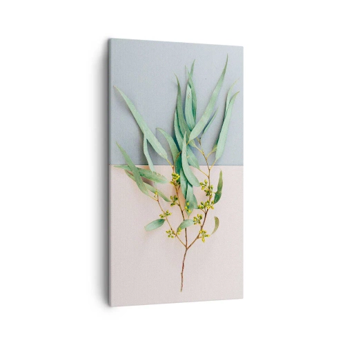 Canvastavla - Bild på duk - Pastellens subtilitet - 45x80 cm