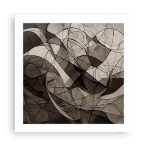 Affisch - Cirkulation av jordens färger - 50x50 cm