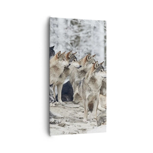 Canvastavla - Bild på duk - Familj och vänner - 65x120 cm