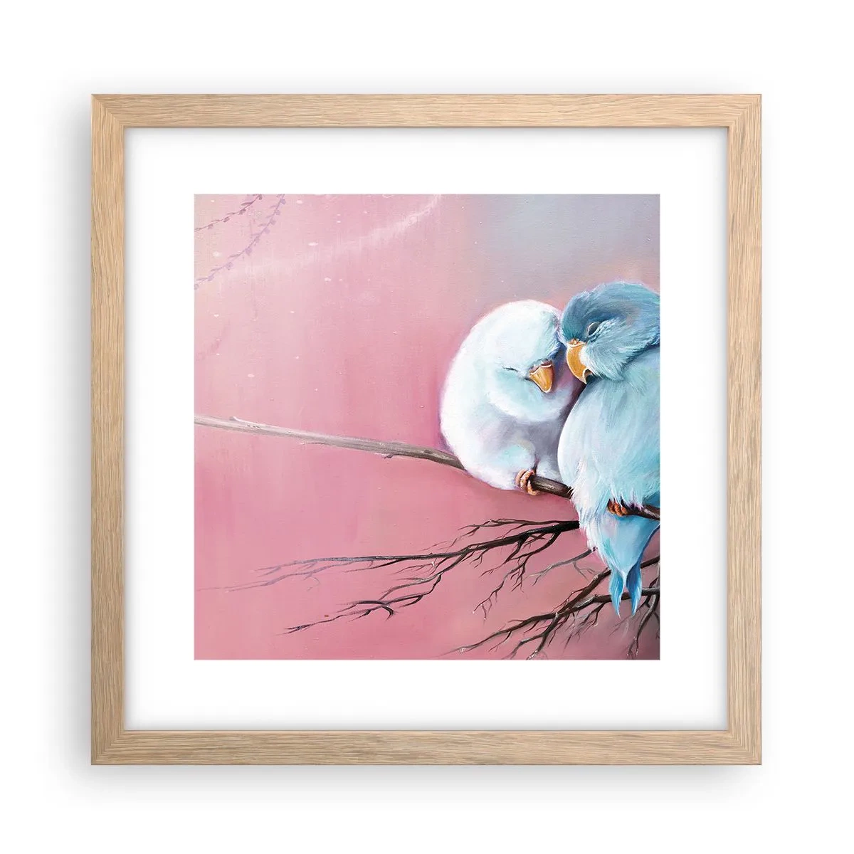 Affisch i ram av ljusek - Lägga till något?… - 30x30 cm