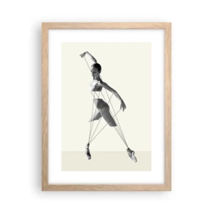 Affisch i ram av ljusek - I världens teater - 30x40 cm