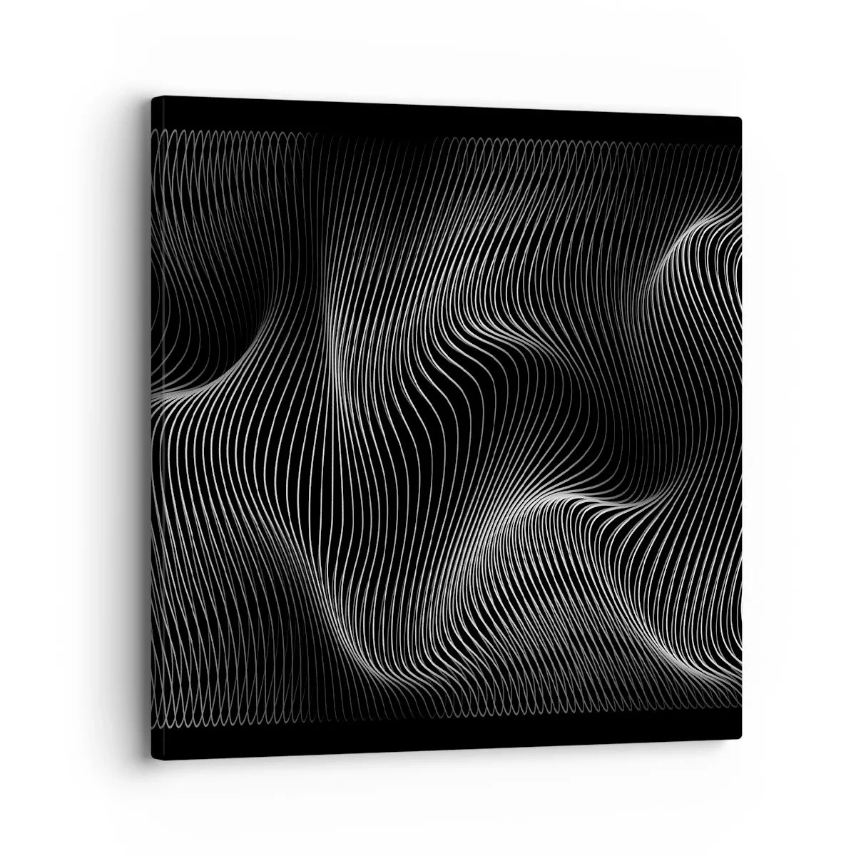 Canvastavla - Bild på duk - Ljusets dans i rymden - 30x30 cm