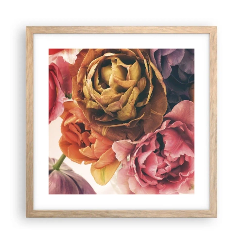 Affisch i ram av ljusek - Livets högtid - 40x40 cm