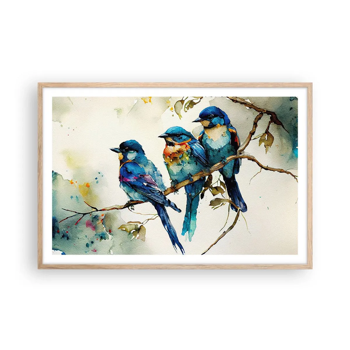 Affisch i ram av ljusek - Sur? - 91x61 cm