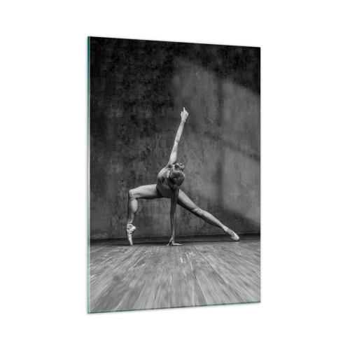 Glastavla - Bild på glas - Balansens ideal - 50x70 cm