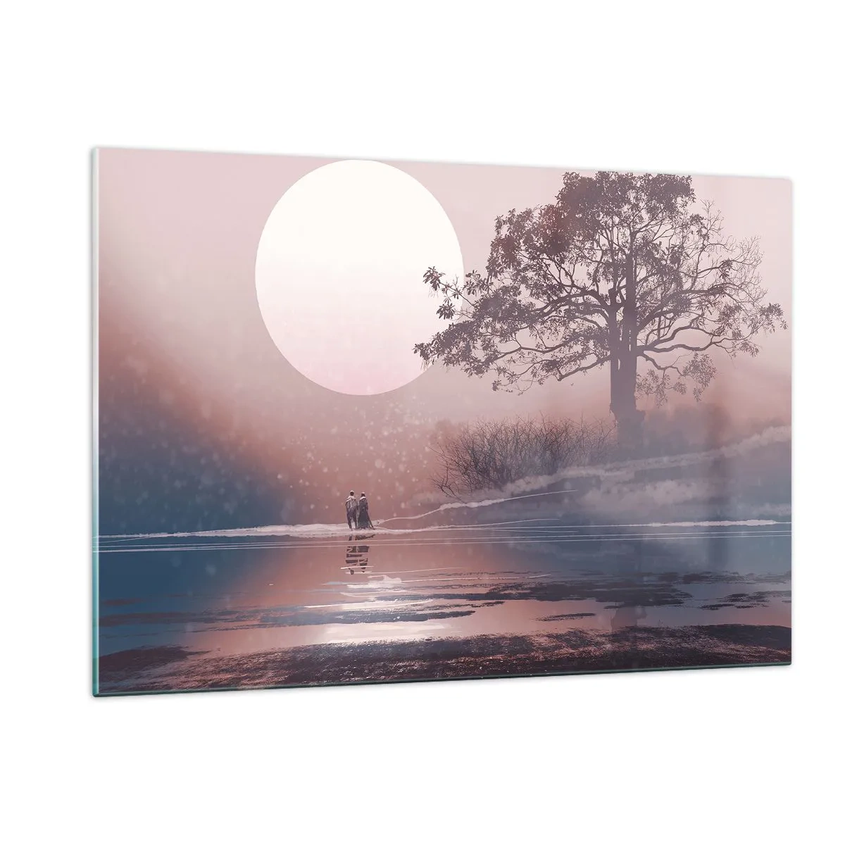 Glastavla - Bild på glas - Nattens under - 120x80 cm