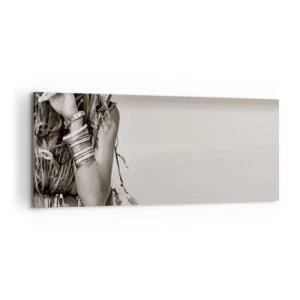 Canvastavla - Bild på duk - Som flickorna brukar - 100x40 cm