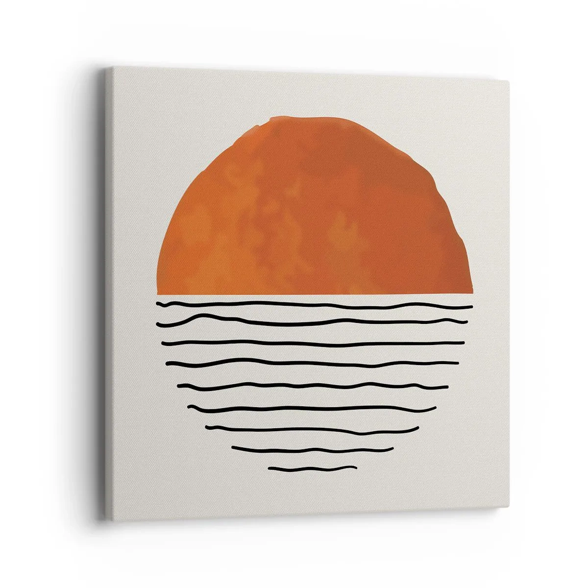 Canvastavla - Bild på duk - I japansk stämning - 40x40 cm