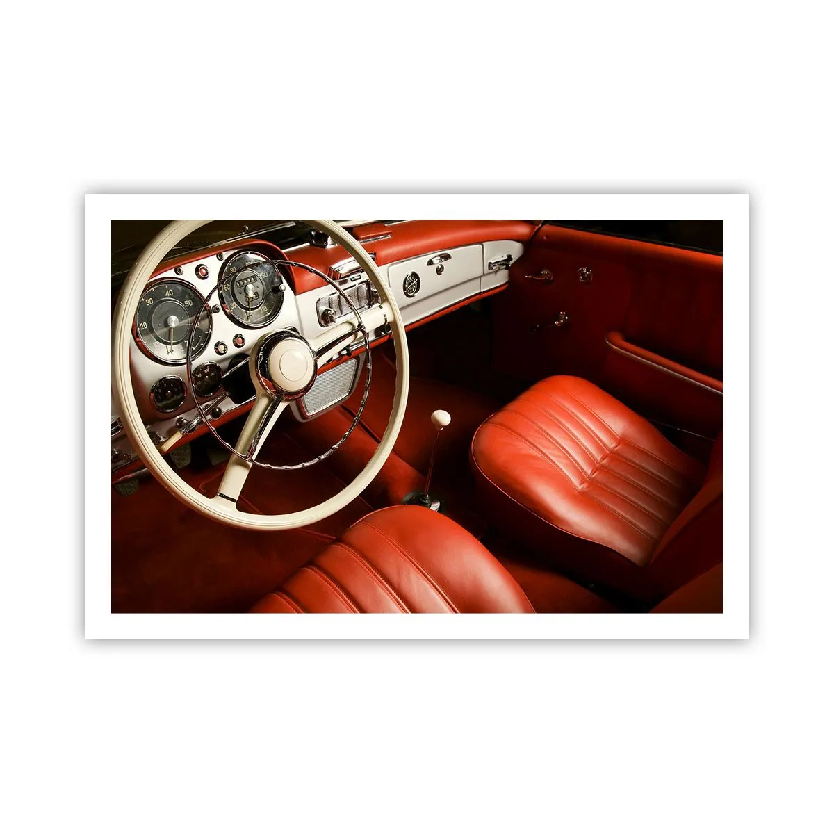 Affisch - Lyx i vintage stil - 91x61 cm