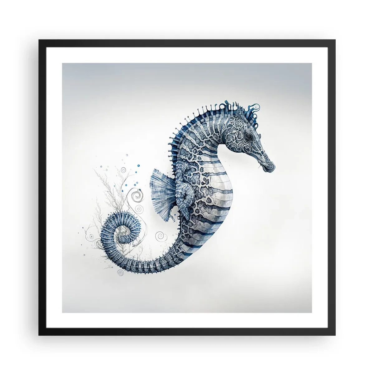 Affisch i svart ram - Ett subtilt skämt från naturen - 60x60 cm