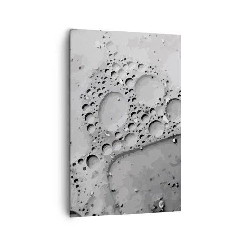 Canvastavla - Bild på duk - Spår efter skum - 80x120 cm