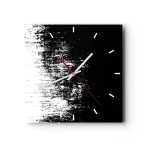 Väggklocka - Klocka på glas - Och vinnare är... - 30x30 cm
